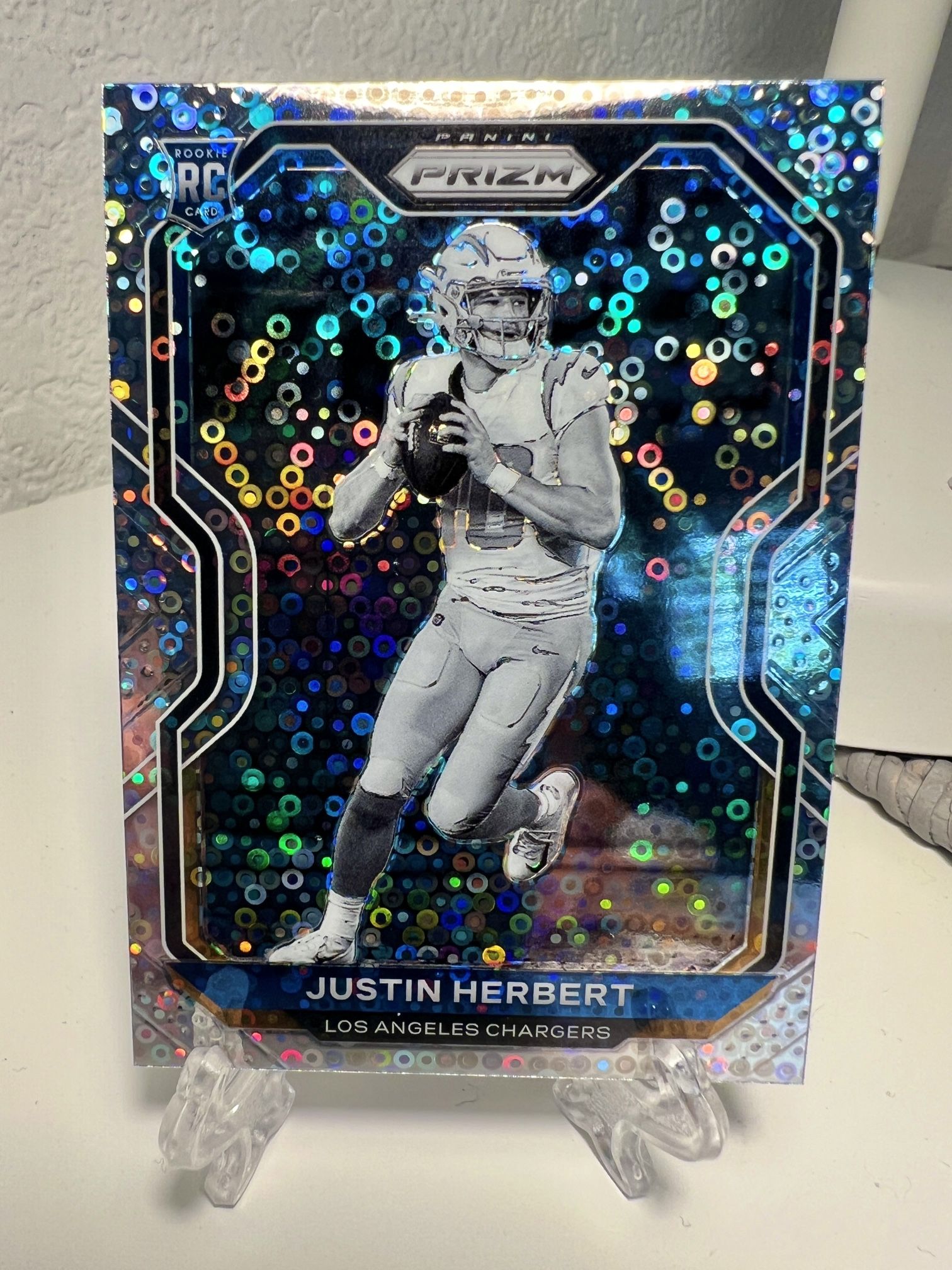 Justin Herbert 2020 Rookie Disco Negative No Huddle RC Chargers