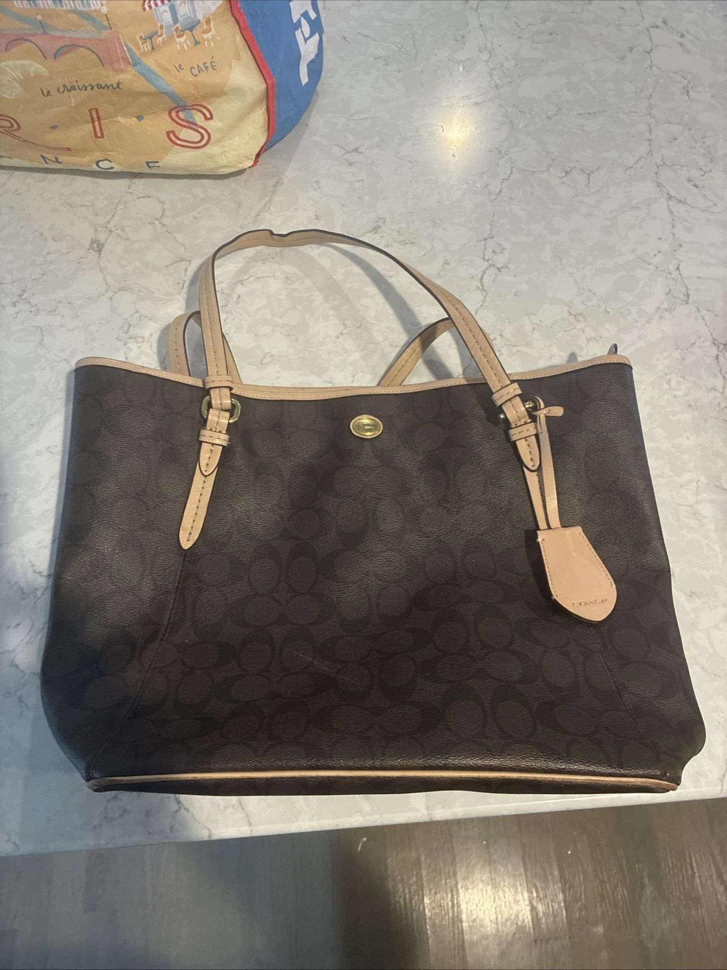 Coach Brown Tote Bag