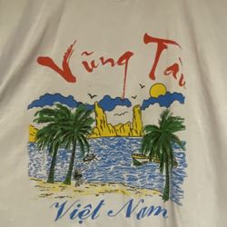 Vintage Vũng Tàu Vietnam Tee Shirt – L That Swears It’s XXXXL (classic Việt sizing 😂)