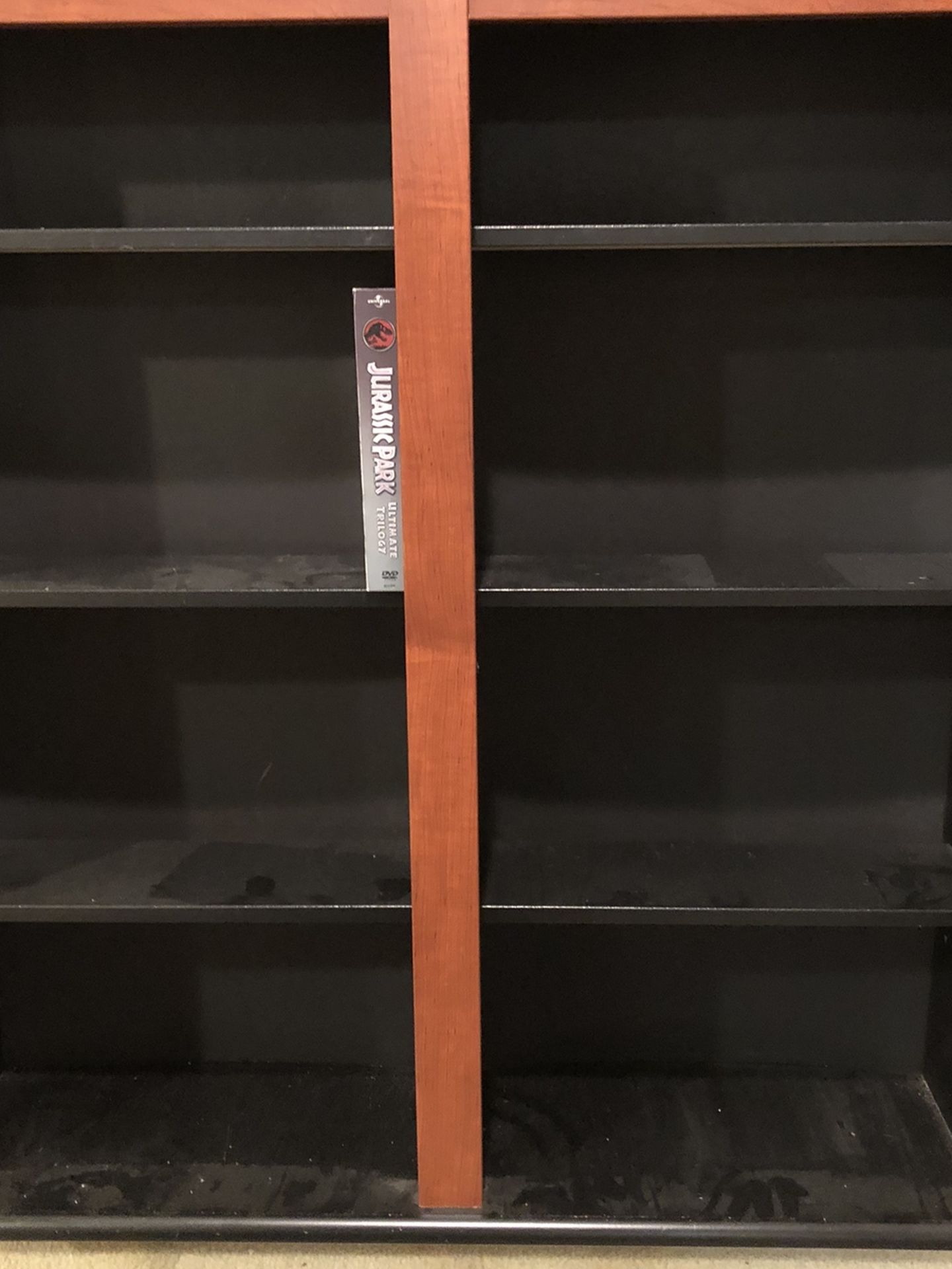 Hanging Wood Media Cabinet