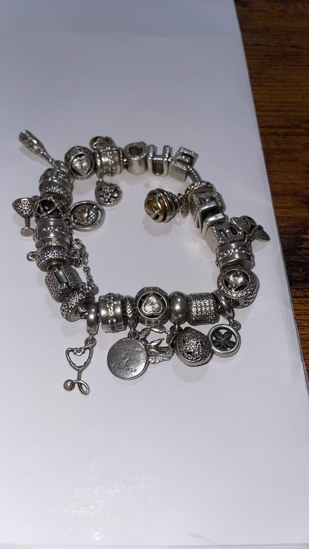 Pandora Bracelet With Many Charms