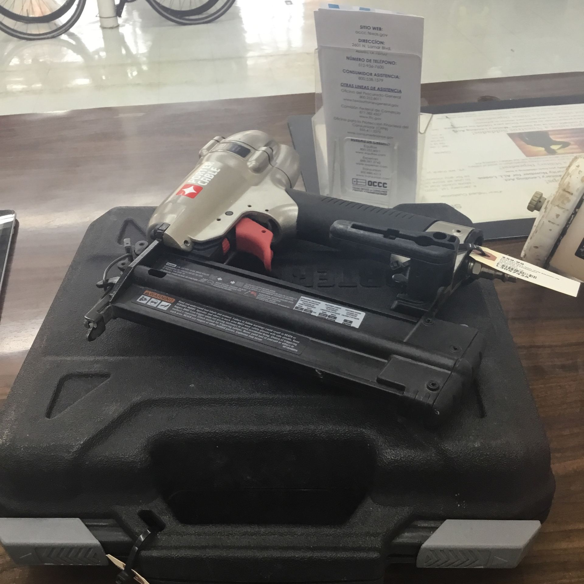 Potter Cable Nail Gun