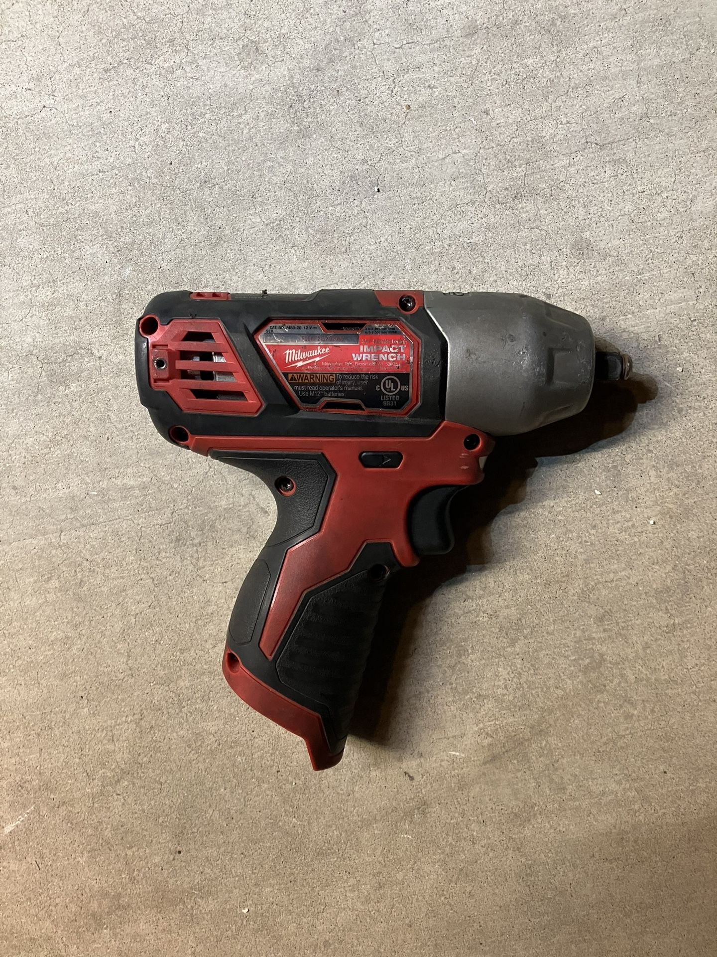 Milwaukee M12 3/8 Impact
