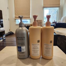 Nexxus Therappe shampoo, Kristin Ess The One signature shampoo and conditioner, 3 bottles almost full. all for $6