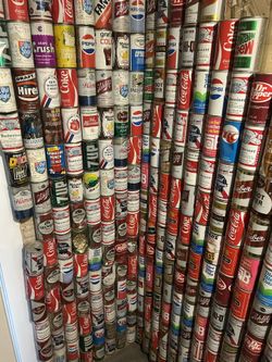 Vintage Soda And Beer Cans