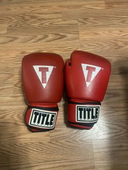 Title Boxing Pro Style Leather Training Gloves 