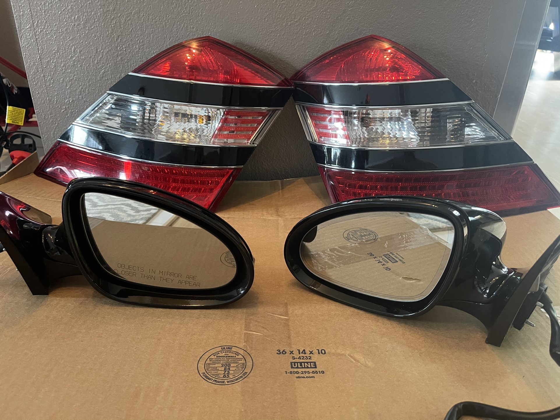 Mercedes S class Lamps 2006 And Mirrors 