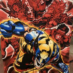 Marvel Comic Vintage Button Down Shirt 2001