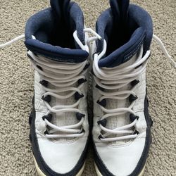 Nike Air Jordan Retro 9 Pearl Blue UNC GS 302359-145 Sz 4,5Y