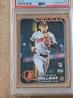 Jackson Holliday Topps Rookie Gold PSA 10