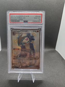 Pokemon PSA 10 Lycanroc gx