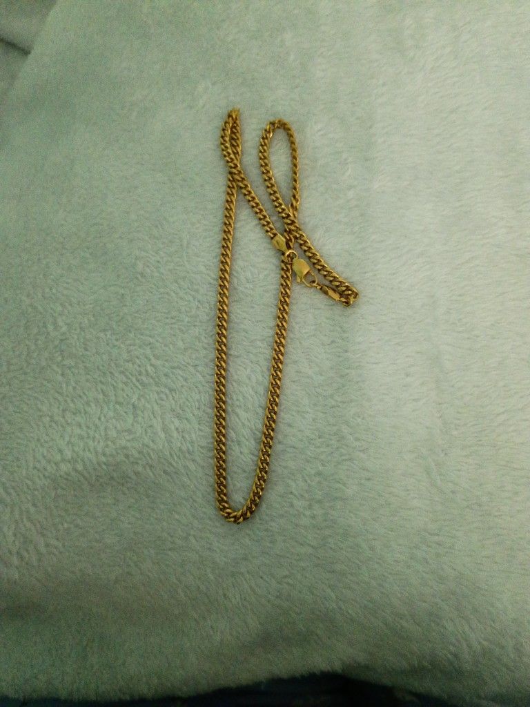 Men's Gold Plated Necklace