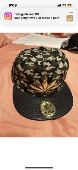Weed Gold Pl Ate Hat Camo