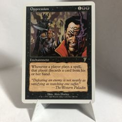 7th Edition Oppression Rare Magic The Gathering Card #152