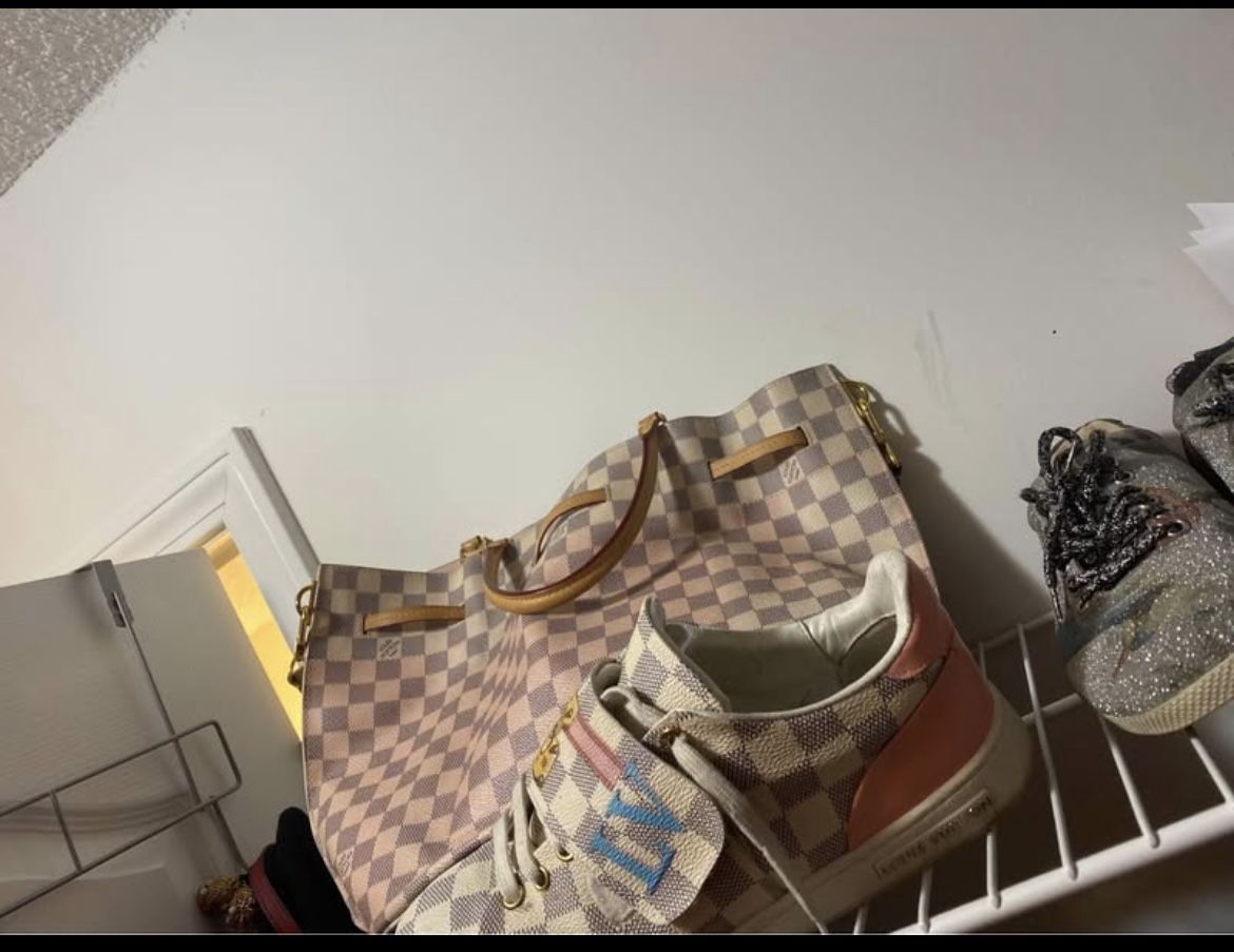 Louis Vuitton Matching Sneakers And Bag 