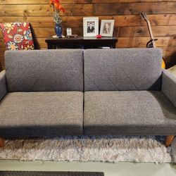 Heather Grey Futon