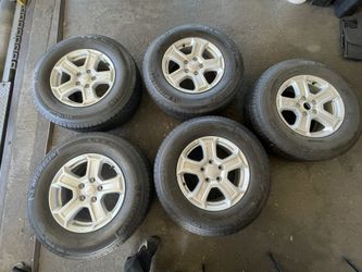 Jeep Wrangler Stock Wheels & Tires 245/75/17