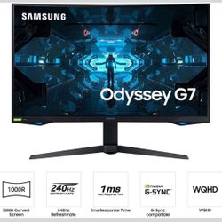 SAMSUNG 32” Odyssey G7  Curved Gaming Monitor