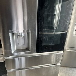 New Lg Stainless Steel 29 Cubic Feet Fridge water Ice In The Door 