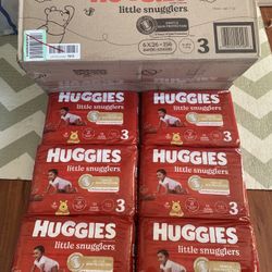 Huggies Size 3 156 Diapers 