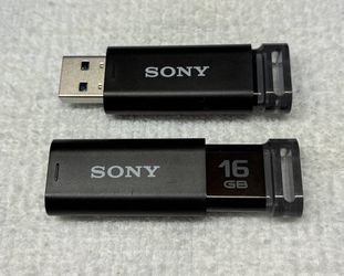 Qty 2 - Sony 16GB MicroVault SuperSpeed USB 3.1 Flash Memory Drive