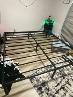 King size platform bed