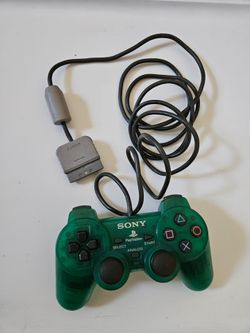 Official OEM Sony Playstation Green Controller PS1 PS2
