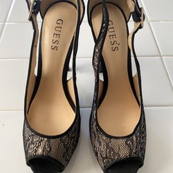 Guess High Heels Great Condition Used Once Size 6.5