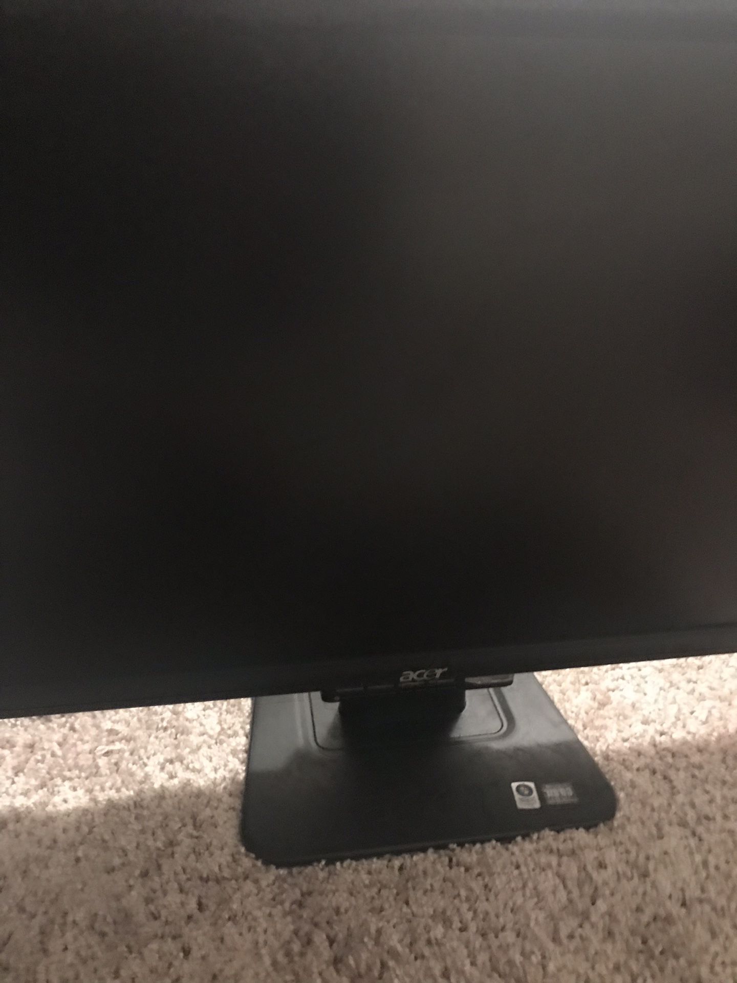 Acer monitor computer, like new 22 inches