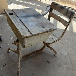 Desk, Antique, Vintage