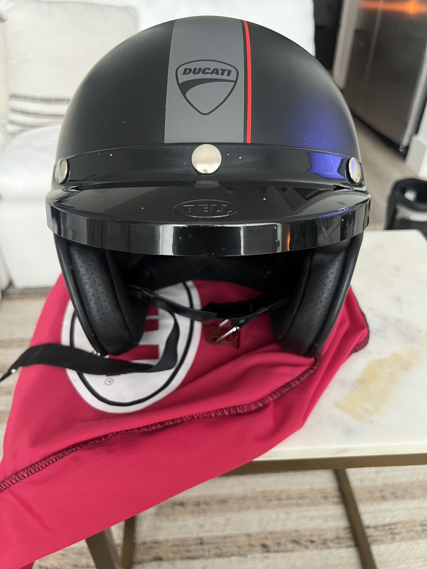 Casco (Helmet) Custom 500 Ducati Talla L
