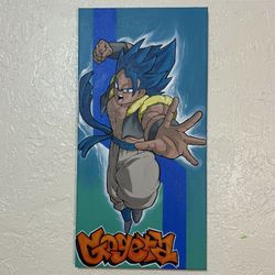 Ssg Gogeta Dragon Ball Z Painted Canvas