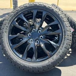 22" Wheels Tires Chevy Silverado 1500 Tahoe GMC Sierra Yukon Cadillac