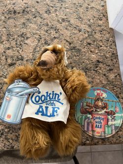 1988 Burger King Alf Hand Puppet and Paper Record