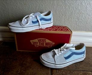 Light blue Vans