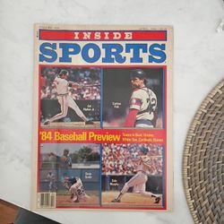Vintage Inside Sports Magazines 