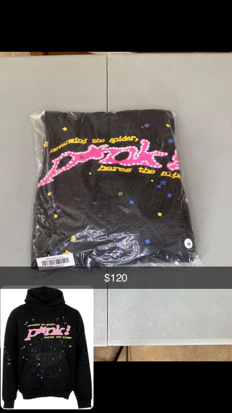 Black Og Sp5der Hoodie