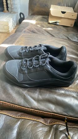 Black Low-Top Lace-Up Sneakers