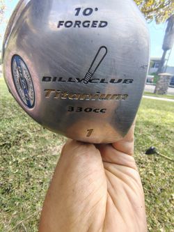 Billy Club 330cc Forged Titanium Driver 10*  RH / Aldila Regular