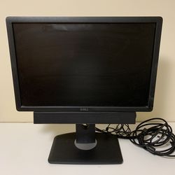 Dell  19” Computer Monitor Model P1931t With Speaker 
