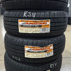 (4) - 225/60/17 Arroyo Eco Pro A/S Tires