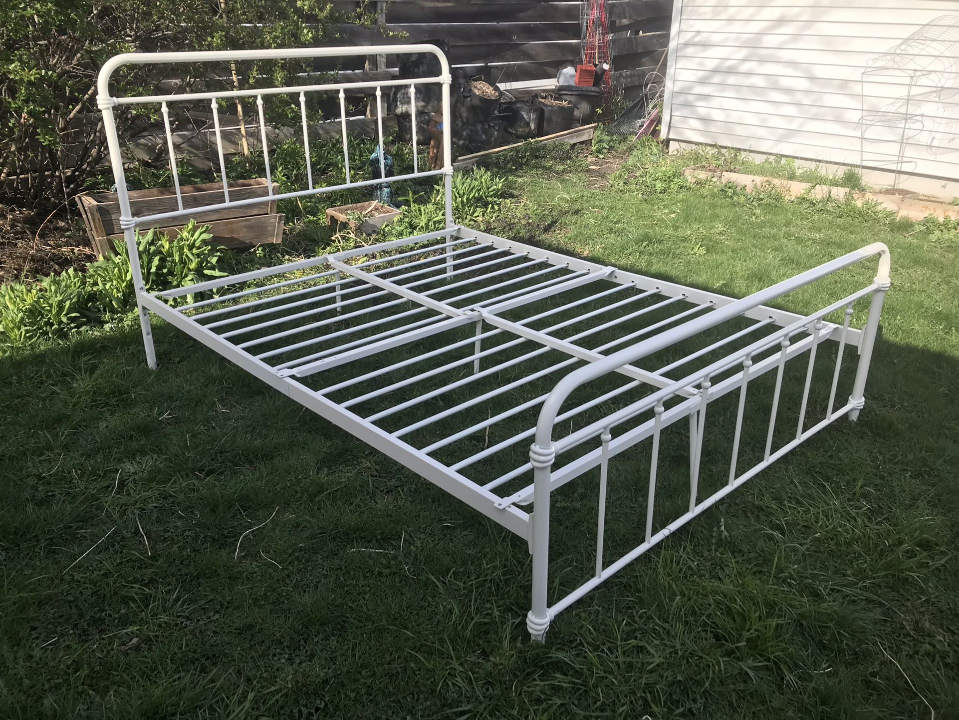 White Queen Bed Frame