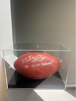 Authentic NFL Richard Sherman signed ball