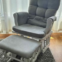 Nursery Glider and Ottoman