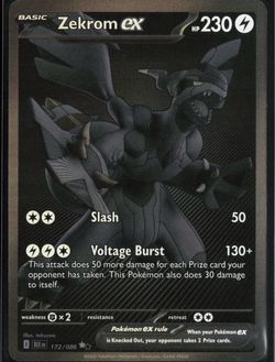 Zekrom Ex Black Bolt