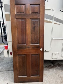 Wood door