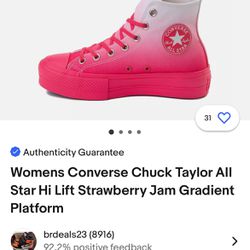 Pink Chuck Taylor Converse 