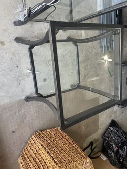 Glass Table, Coffe table plus Display Detolf