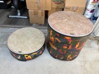 2 Remo Drum Set $125