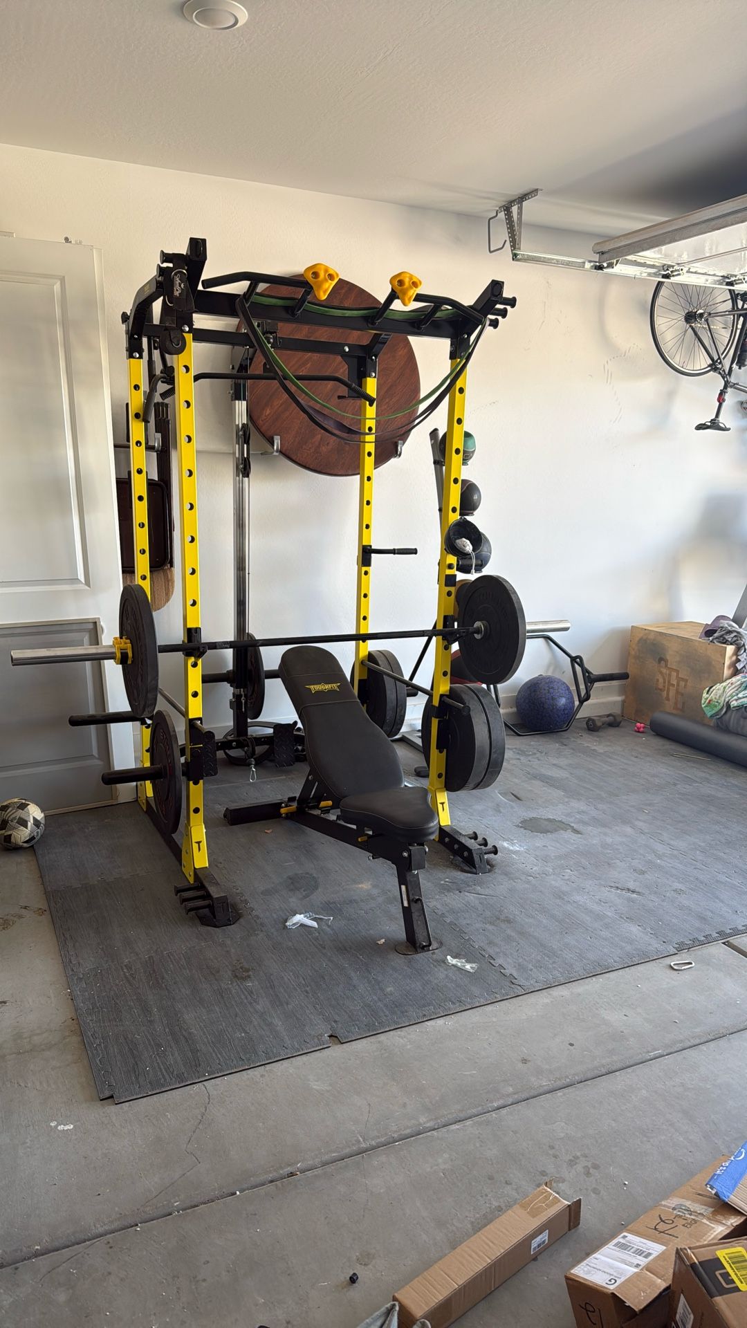 Full Gym Rack With Weights